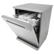 LG QuadWash Dishwasher, 14 Place Settings, EasyRack Plus, Inverter Direct Drive, Platinum Silver