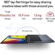 Asus Vivobook Pro 15 OLED (2023) Laptop - AMD Ryzen 9-7940HS / 15.6inch 2.8K OLED / 1TB SSD / 16GB RAM / 8GB NVIDIA GeForce RTX 4060 Graphics / Windows 11 Home / Quiet Blue - [M6500XV-MA071W]