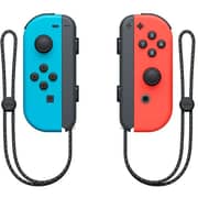 Nintendo Switch Home Console 64GB Neon Red/Neon Blue + Warioware: Get It Together Game + 51 Worldwide Game