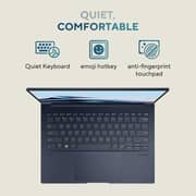 Asus Zenbook 14 OLED (2023) New ZEN with AI Laptop – 1st Series / Intel Core Ultra 7-155H/14inch 3K TOUCH/1TB SSD/16GB RAM/Intel Arc Graphics/Windows 11 Home /English & Arabic Keyboard/Ponder Blue/ Middle East Version – [UX3405MA-OLEDU7B]