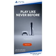 Sony PlayStation 5 Slim Console 2023 (CD Version) White - Middle East Version