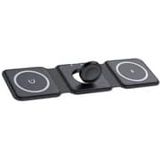 CrossFit 3-in-1 Foldable Wireless Charger With Power Bank Black