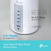 TPLink Deco BE65 Whole Home Mesh WiFi 7 System 1 Pack