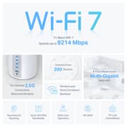 TPLink Deco BE65 Whole Home Mesh WiFi 7 System 3 Pack