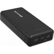 RavPower Power Bank 20000mah 15W 3-Port - Black