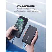 RavPower Power Bank 20000mah 15W 3-Port - Black