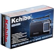 Kshibo 8120/FM/MW/SW Waves/High Sensitivity/Attractive Shape/Strong Sound/Telescopic Antenna/Earphone Input/Electrical/Stone