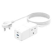 Recci GaN Fast Charger 65W 3-Port USB-C & USB-A – White – RC48U