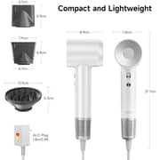 Laifen Hair Dryer 1400 Watts LF03-WHS-UK