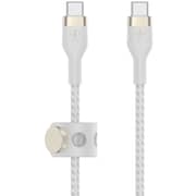 Belkin BoostCharge Pro Flex USB-C To USB-C Cable 1m White