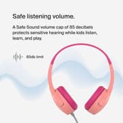 Belkin SoundForm Mini AUD004BTPK Wired Over Ear Headphones Pink