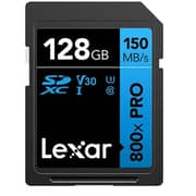 Lexar Professional 800x PRO Memory Card SDXC UHS-I 128GB Black/Blue LSD0800P128G-BNNNG