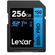 Lexar Professional 800x PRO Memory Card SDXC UHS-I 256GB Black/Blue LSD0800P256G-BNNNG