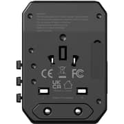 Cellairis World Travel Adapter Black