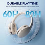 Tonemac H3 Wireless Over Ear Headphones White