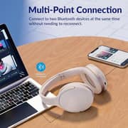 Tonemac H3 Wireless Over Ear Headphones White