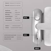 Tonemac H5 Wireless Over Ear Gaming Headphones Silver