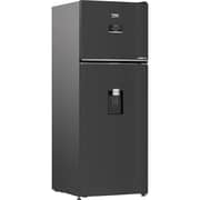 Beko Refrigerator 477 liters with Water Dispenser Harvest fresh -Inverter-Aeroflow- Dark Inox