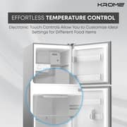 Krome Top Mount Refrigerator 260 Litres KR-RFF 260SM