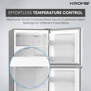 Krome Top Mount Refrigerator 330 Litres KR-RFF 330SM