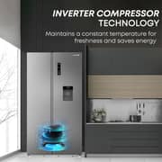 Krome Side By Side Refrigerator 700 Litres KR-SBS 700WIM