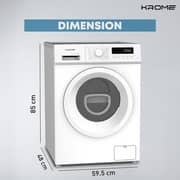Krome Front Load Washer 7 kg KR-WFL70SI