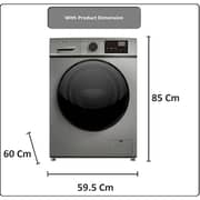 Akai Front Load Washer Dryer 8 kg/5 kg WDMA-8521E