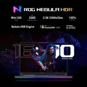 Asus ROG Strix SCAR 18 Gaming (2024) Laptop - 14th Gen / Intel Core i9-14900HX / 18inch WQXGA / 2TB SSD / 32GB RAM / 16GB NVIDIA GeForce RTX 4090 Graphics / Windows 11 Home / English & Arabic Keyboard / Off Black / Middle East Version - [G834JYR-R6044W]