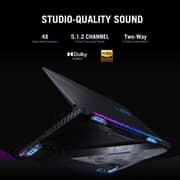 Asus ROG Strix SCAR 18 Gaming (2024) Laptop - 14th Gen / Intel Core i9-14900HX / 18inch WQXGA / 2TB SSD / 32GB RAM / 16GB NVIDIA GeForce RTX 4090 Graphics / Windows 11 Home / English & Arabic Keyboard / Off Black / Middle East Version - [G834JYR-R6044W]