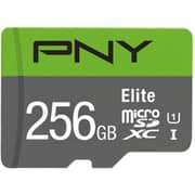 PNY Micro SDXC Memory Card 256GB Black/Green P-SDU256V11100EL-GE