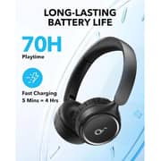 Anker Soundcore H30i Wireless Lightweight On-Ear Headphones - Black
