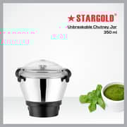 Stargold 3in1 Mixer Grinder Stainless Steel Jar 850W Gold - SG-1385