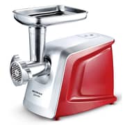 Sonai Meat Grinder 1600 Watt, 3 discs For mincing, Red - SH-4400