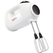 Moulinex Master Mix Hand Mixer, 5 Speeds, 425 Watt, White / Grey - HM400EEG