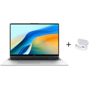 Huawei MateBook D16 (2023) Ultrabook - 13th Gen / Intel Core i9-13900H / 16inch / 1TB SSD / 16GB RAM / Shared Intel Iris Xe Graphics / Windows 11 Home / Mystic Silver - [MCLG-X W9611] + FreeBuds SE