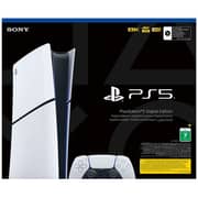 Sony PlayStation 5 Slim Console 2023 (Digital Version) White - UAE Version