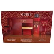 Guess Seductive Red (M) Perfume For Men 100ml Eau de Toilette + Body Spray + Shower Gel + Pouch Gift Set