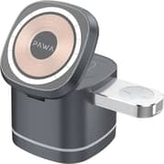 Pawa Cube 3-in-1 Magnetic Multi Charger Black