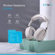Pawa PW-OEHF423-WH Thunk Stereo Over Ear Wireless Headphones White