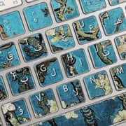 Dawenha Keyboard Sticker - Almond Blossoms