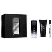 Carolina Herrera 212 Vip Black Perfume For Men 100ml Eau de Parfum + 10ml Mini EDP + 100ml Shower Gel Gift Set