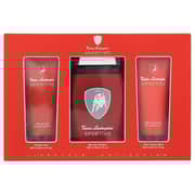 Tonino Lamborghini Sportivo Perfume For Men 125ml Eau de Toilette + 100ml Shower Gel + 100ml After Shave Balm Gift Set