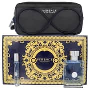 Versace Pour Homme Perfume For Men 100ml Eau de Toilette + 8.8ml Toilette Spray + Bag Gift Set