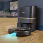 Philips HomeRun 7000 Series Aqua Robotic Vacuum and Mop Black XU7100/01