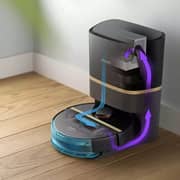 Philips HomeRun 7000 Series Aqua Robotic Vacuum and Mop Black XU7100/01