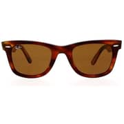 Ray-Ban Original Wayfarer Brown Stripped Havana Sunglasses Unisex RB2140 954
