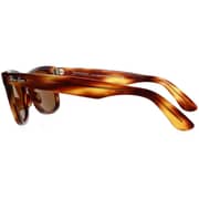Ray-Ban Original Wayfarer Brown Stripped Havana Sunglasses Unisex RB2140 954