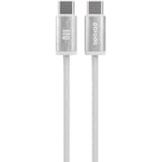 Porodo Woven Type-C to Type-C Cable 1.2m White