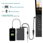 Lenovo Laptop Power Bank 14000mAh USB-C & Slim-Tip - Grey - 40AL140CWW