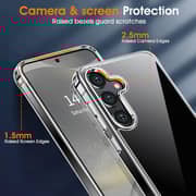 Fitit Clear Case for Galaxy S24 Plus – Slim Transparent Shockproof Cover with Anti-Yellow Protection